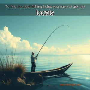 Read more about the article To find the best fishing holes  you have to ask the locals