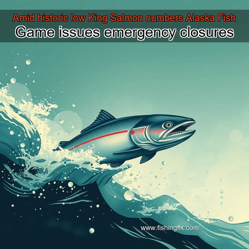 Read more about the article Amid historic low King Salmon numbers Alaska Fish  Game issues emergency closures