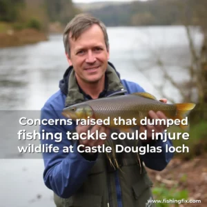 Read more about the article Concerns raised that dumped fishing tackle could injure wildlife at Castle Douglas loch