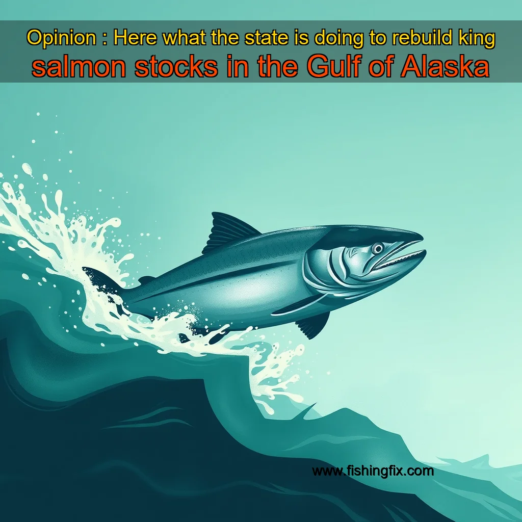 Read more about the article Opinion : Here what the state is doing to rebuild king salmon stocks in the Gulf of Alaska