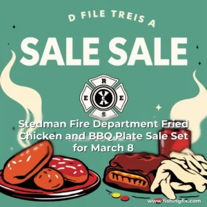 Read more about the article Stedman Fire Department Fried Chicken and BBQ Plate Sale Set for March 8
