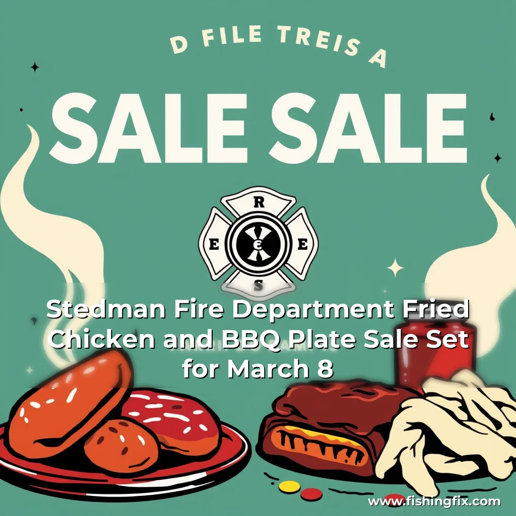 Read more about the article Stedman Fire Department Fried Chicken and BBQ Plate Sale Set for March 8