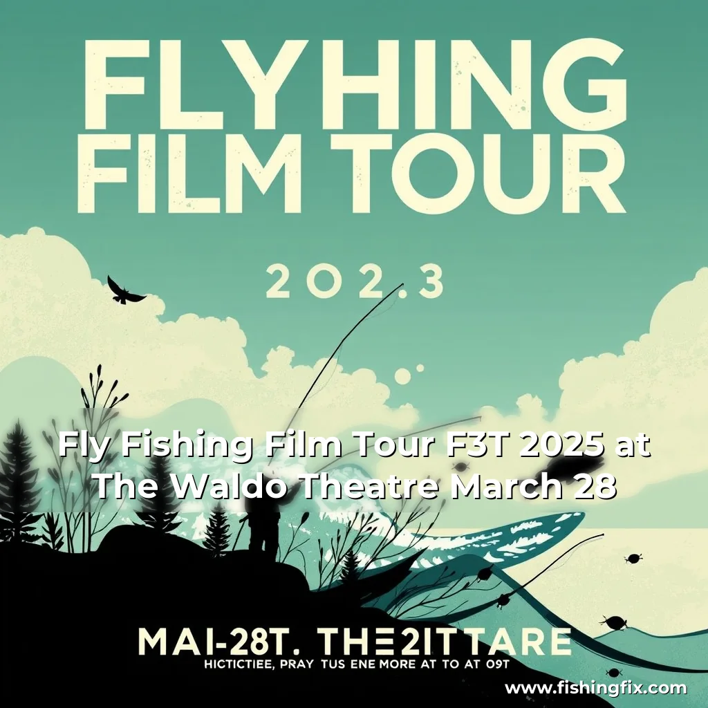 Read more about the article Fly Fishing Film Tour  F3T  2025 at The Waldo Theatre  March 28