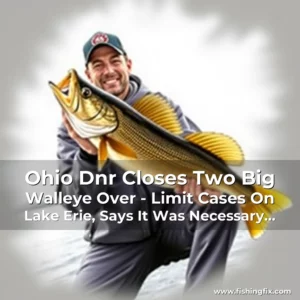 Read more about the article Ohio Dnr Closes Two Big Walleye Over – Limit Cases On Lake Erie, Says It Was Necessary To Protect The Species’ Future.