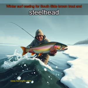 Read more about the article Winter surf casting for South Side brown trout and steelhead