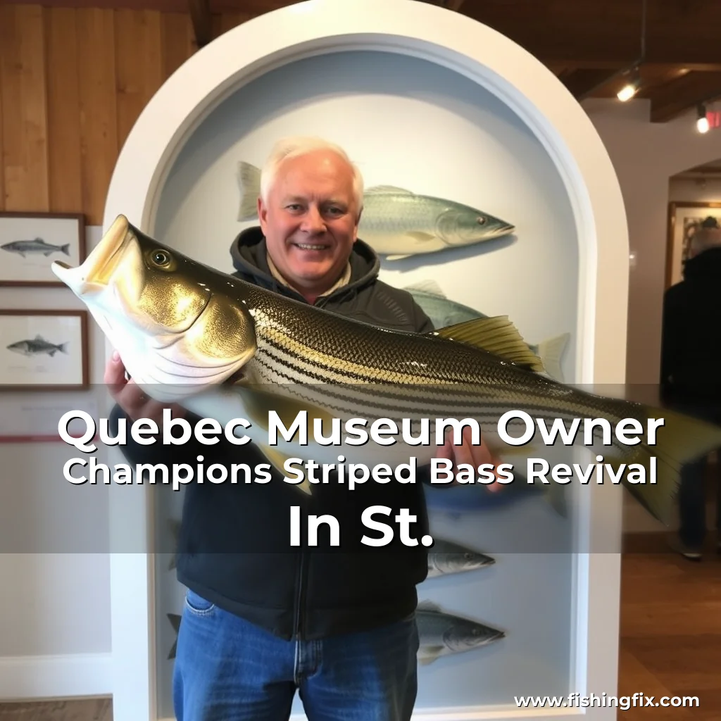 Read more about the article Quebec Museum Owner Champions Striped Bass Revival In St.