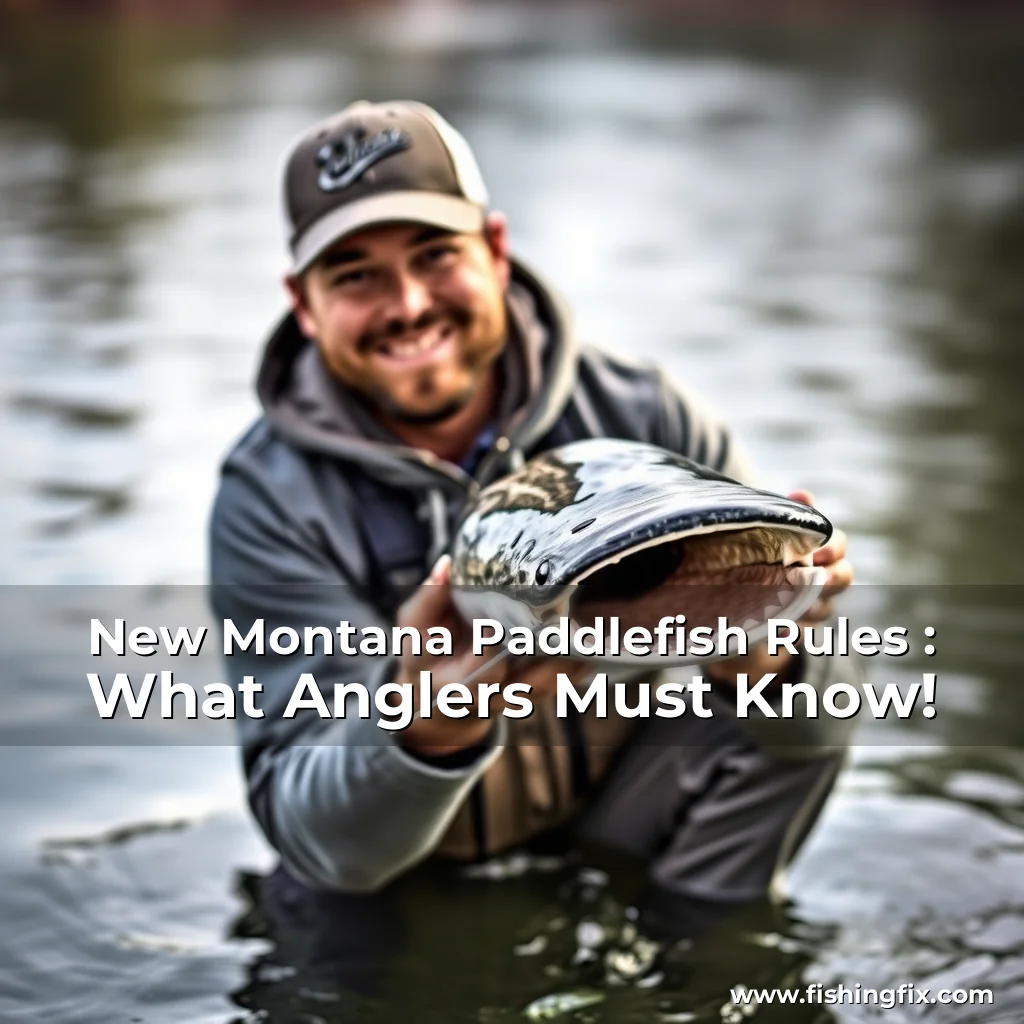 You are currently viewing New Montana Paddlefish Rules : What Anglers Must Know!