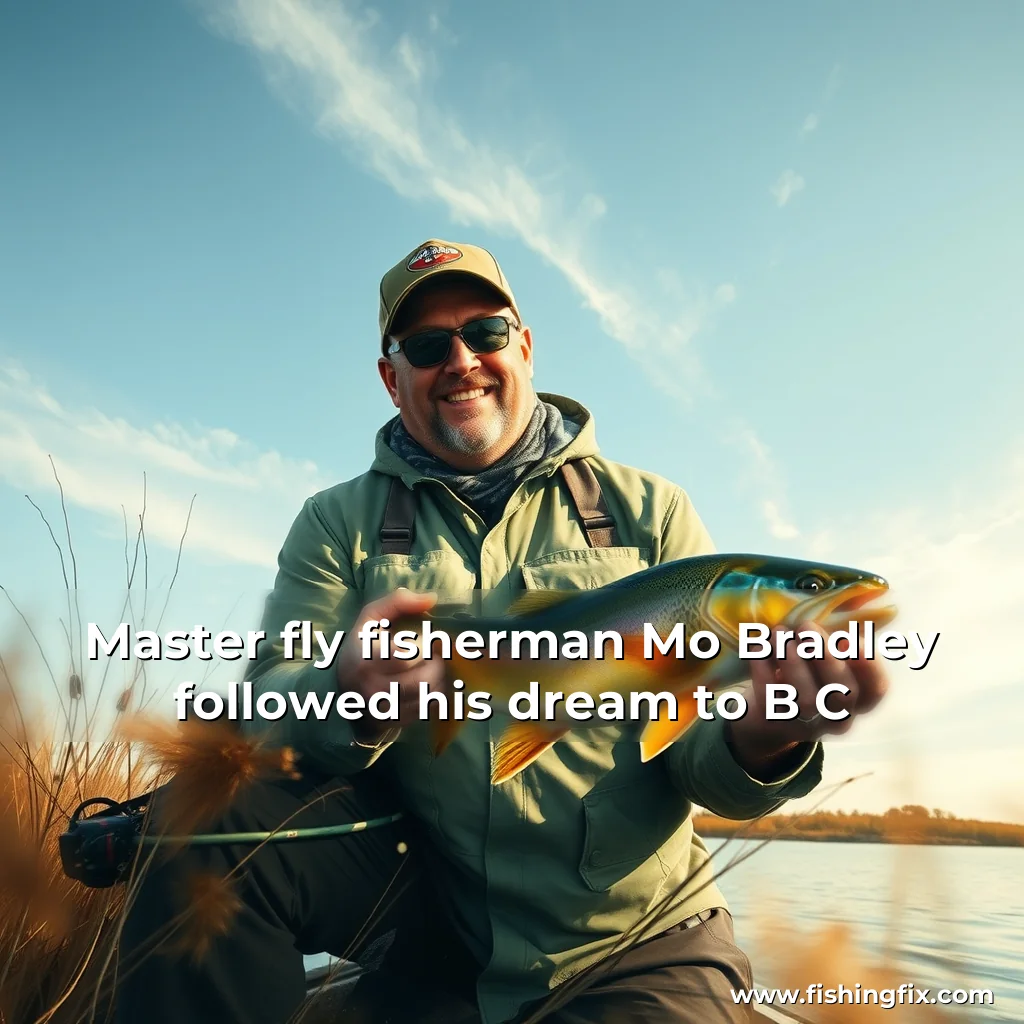 Read more about the article Master fly fisherman Mo Bradley followed his dream to B  C