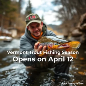 Read more about the article Vermont Trout Fishing Season Opens on April 12