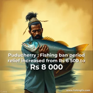 Read more about the article Puducherry : Fishing  ban  period relief increased from Rs 6  500 to Rs 8  000