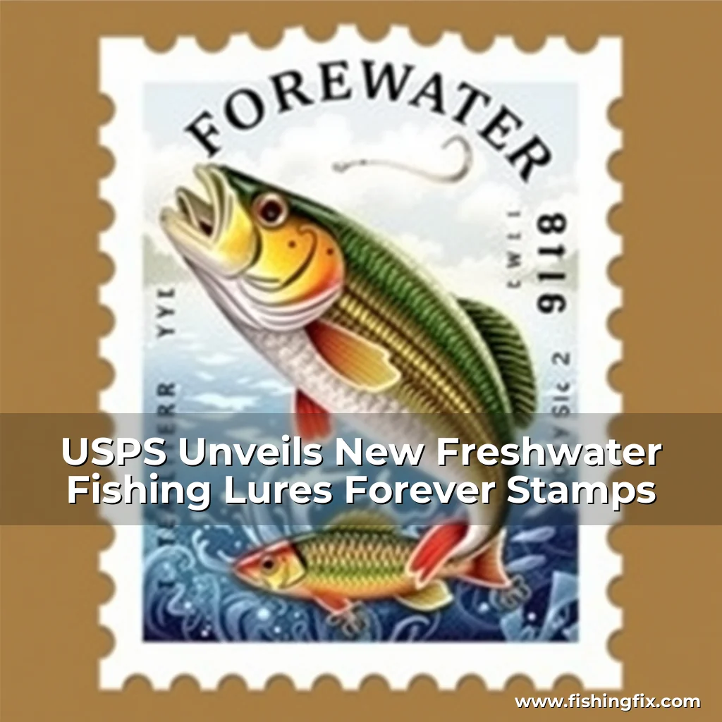 Read more about the article USPS Unveils New Freshwater Fishing Lures Forever Stamps