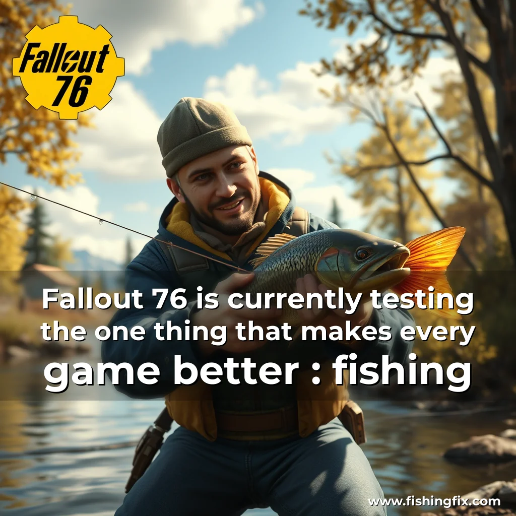 Read more about the article Fallout 76 is currently testing the one thing that makes every game better : fishing