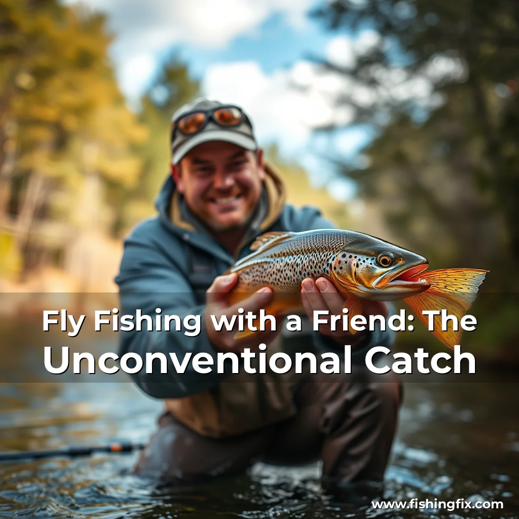 Read more about the article Fly Fishing with a Friend: The Unconventional Catch