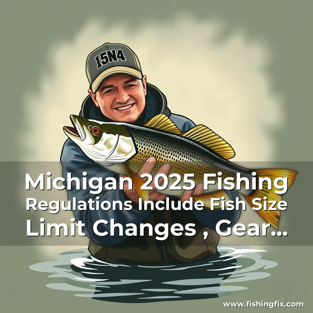 Read more about the article Michigan 2025 Fishing Regulations Include Fish Size Limit Changes , Gear Restrictions, And New Conservation Measures To Protect Aquatic Ecosystems.