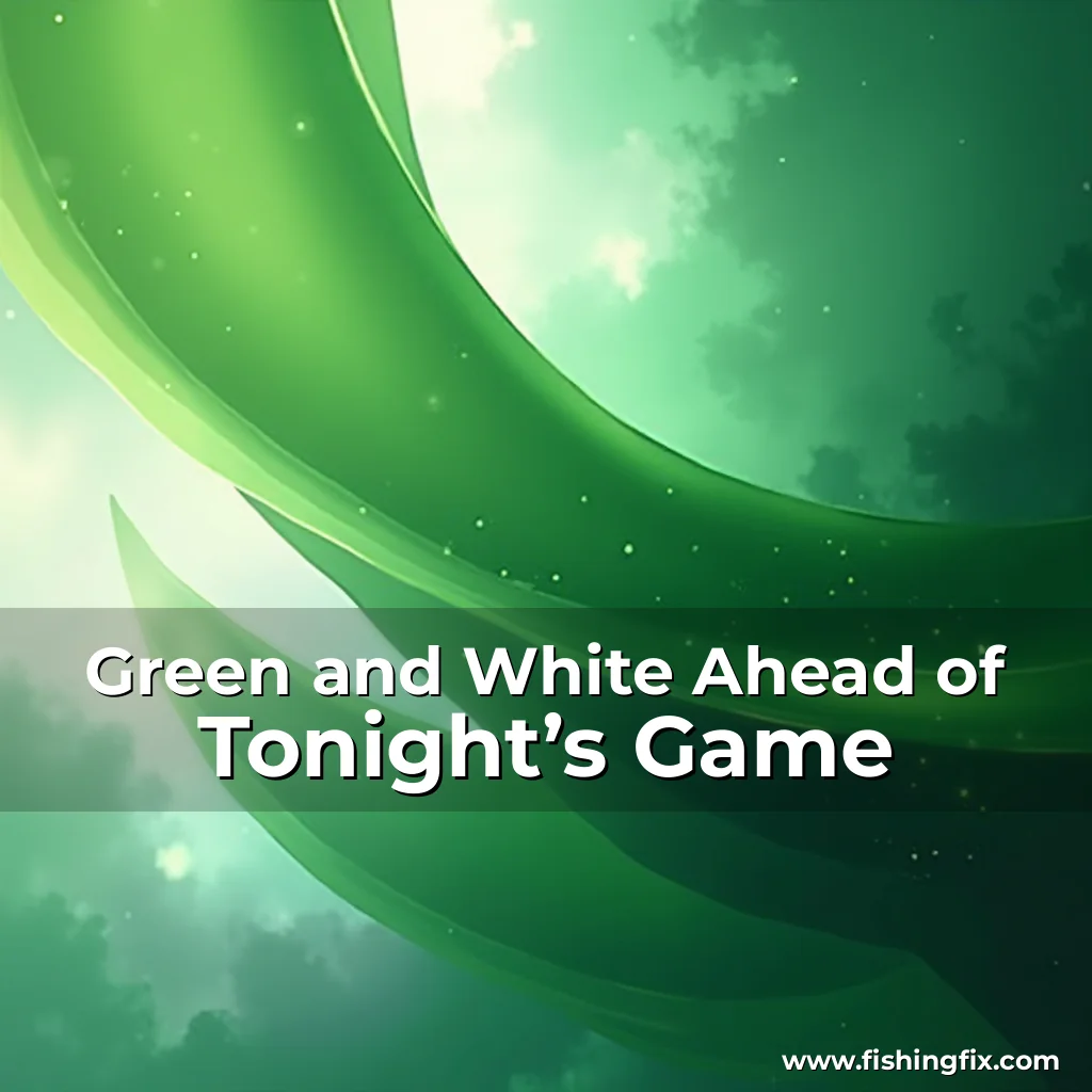 Read more about the article Green and White Ahead of Tonight’s Game