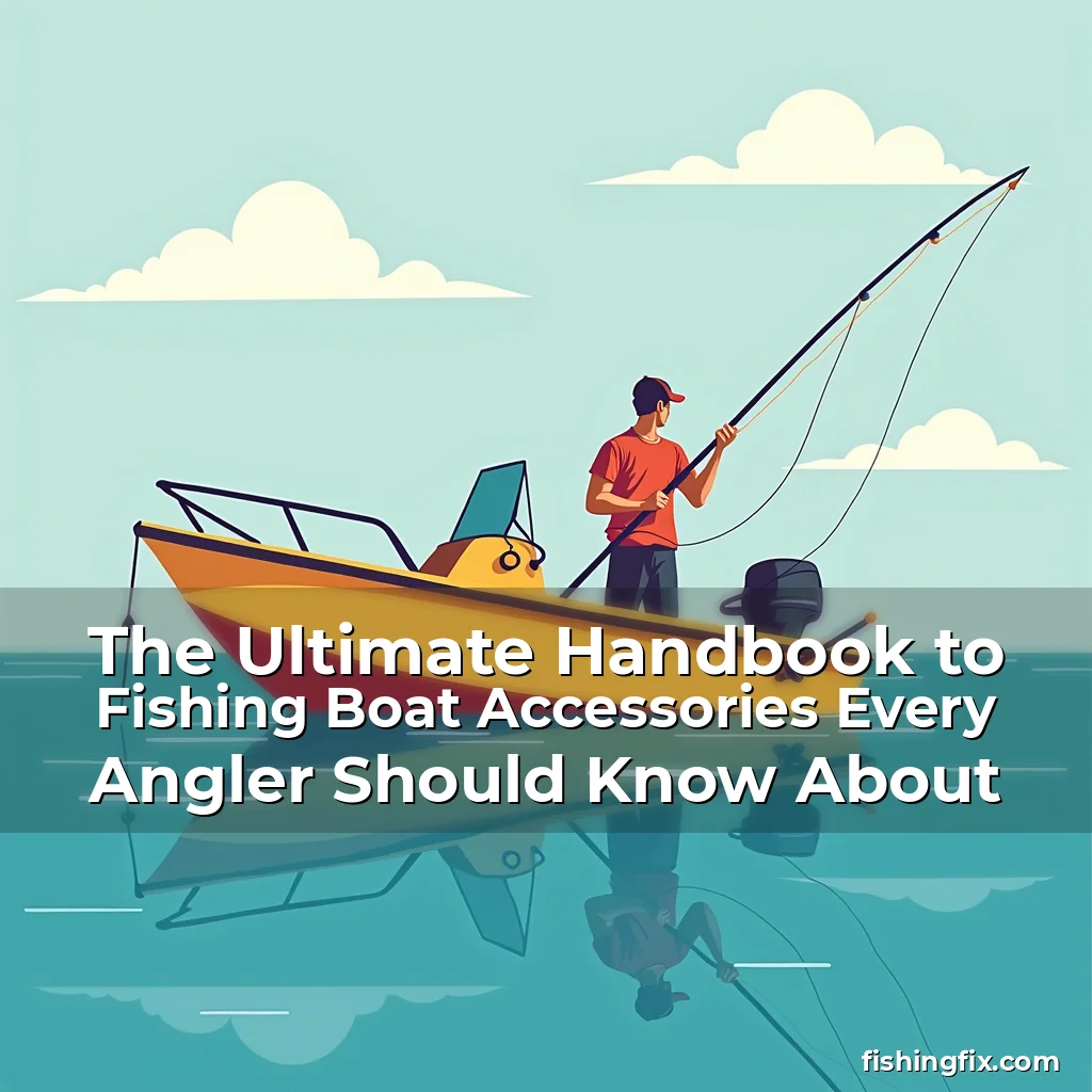 Read more about the article The Ultimate Handbook to Fishing Boat Accessories Every Angler Should Know About